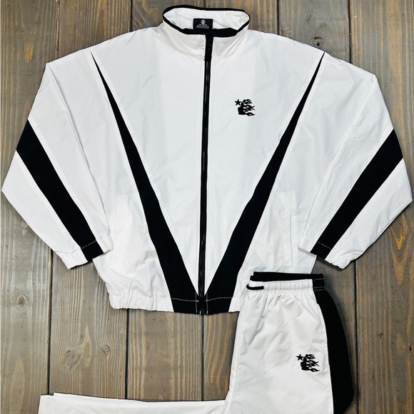 White and Black Hellstar Tracksuit - Picture 1 of 6